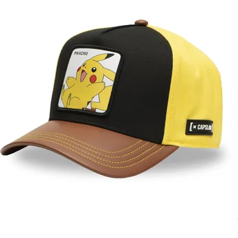 Petten gebogen meerkleurig snapback PMK6 PIK Pikachu Pokémon van Capslab