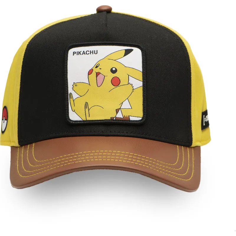 petten-gebogen-meerkleurig-snapback-pmk6-pik-pikachu-pokemon-van-capslab