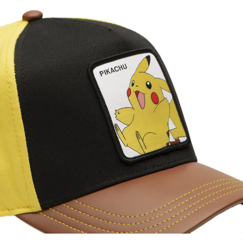 petten-gebogen-meerkleurig-snapback-pmk6-pik-pikachu-pokemon-van-capslab