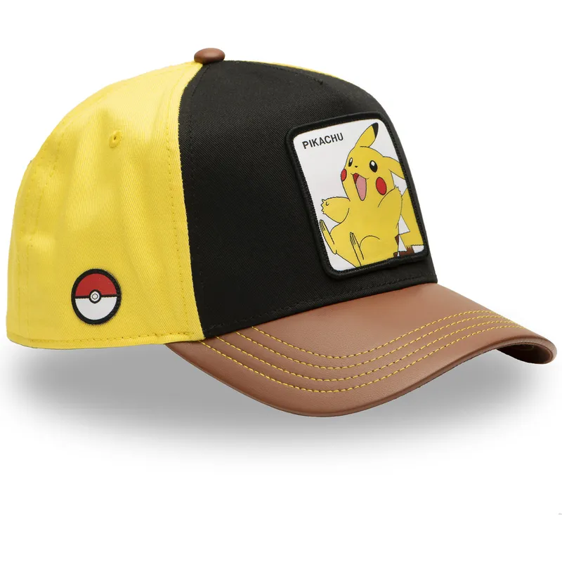 petten-gebogen-meerkleurig-snapback-pmk6-pik-pikachu-pokemon-van-capslab