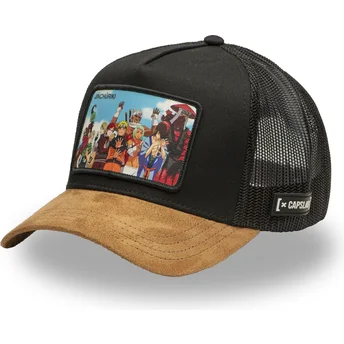 Petten gebogen zwart snapback JIN Jinchūriki Naruto van Capslab