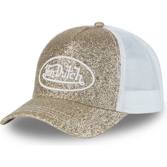 Petten gebogen meerkleurig snapback GLIP van Von Dutch
