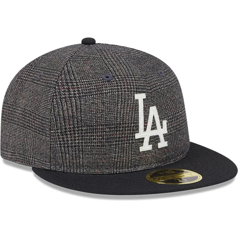 petten-plat-zwart-fitted-59fifty-day-retro-crown-van-los-angeles-dodgers-mlb-van-new-era