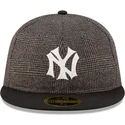 petten-plat-zwart-fitted-59fifty-day-retro-crown-van-new-york-yankees-mlb-van-new-era