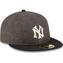 petten-plat-zwart-fitted-59fifty-day-retro-crown-van-new-york-yankees-mlb-van-new-era