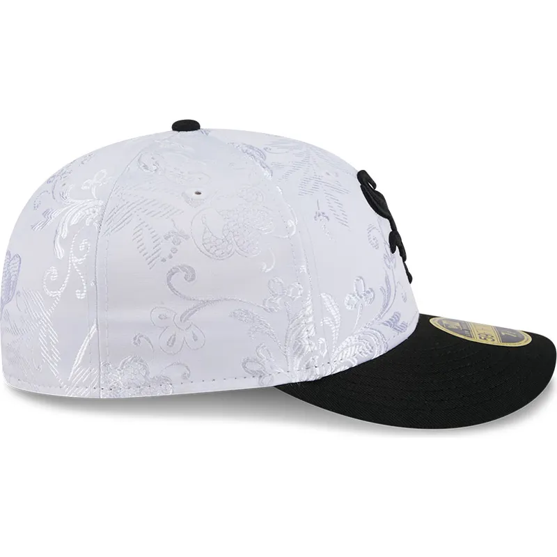petten-plat-zwart-fitted-59fifty-day-low-profile-van-chicago-white-sox-mlb-van-new-era