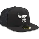 petten-plat-zwart-fitted-59fifty-day-a-frame-van-chicago-bulls-nba-van-new-era