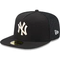 petten-plat-zwart-fitted-59fifty-day-a-frame-van-new-york-yankees-mlb-van-new-era