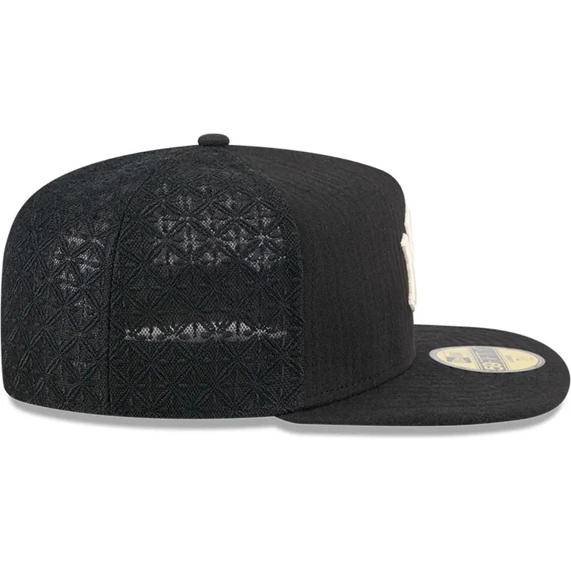 petten-plat-zwart-fitted-59fifty-day-a-frame-van-new-york-yankees-mlb-van-new-era