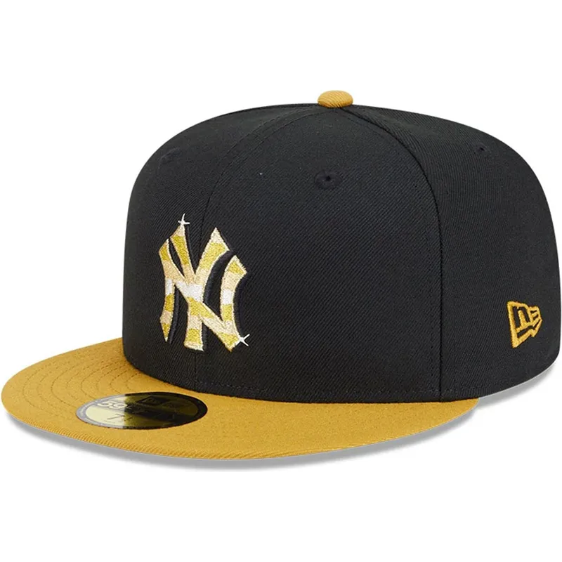 petten-plat-zwart-fitted-dorado-59fifty-day-van-new-york-yankees-mlb-van-new-era