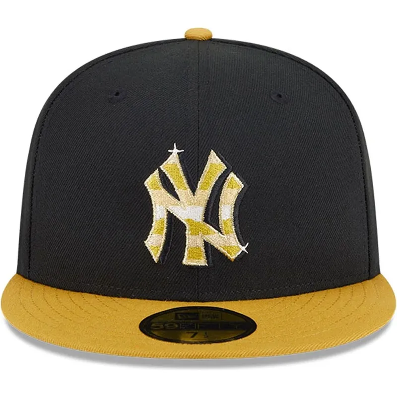 petten-plat-zwart-fitted-dorado-59fifty-day-van-new-york-yankees-mlb-van-new-era