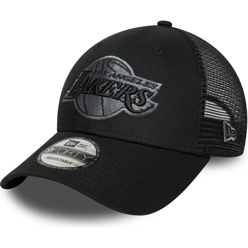 petten-gebogen-zwart-verstelbaar-9forty-van-los-angeles-lakers-nba-van-new-era