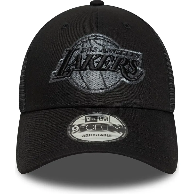petten-gebogen-zwart-verstelbaar-9forty-van-los-angeles-lakers-nba-van-new-era
