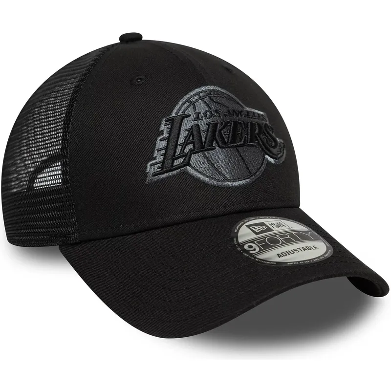 petten-gebogen-zwart-verstelbaar-9forty-van-los-angeles-lakers-nba-van-new-era