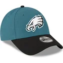 petten-gebogen-groen-verstelbaar-voor-kinderen-9forty-the-league-van-philadelphia-eagles-nfl-van-new-era