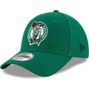 petten-gebogen-groen-verstelbaar-voor-kinderen-9forty-the-league-van-boston-celtics-nba-van-new-era