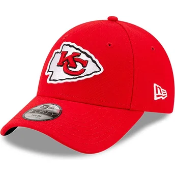 Petten gebogen rood verstelbaar voor kinderen 9FORTY The League van Kansas City Chiefs NFL van New Era