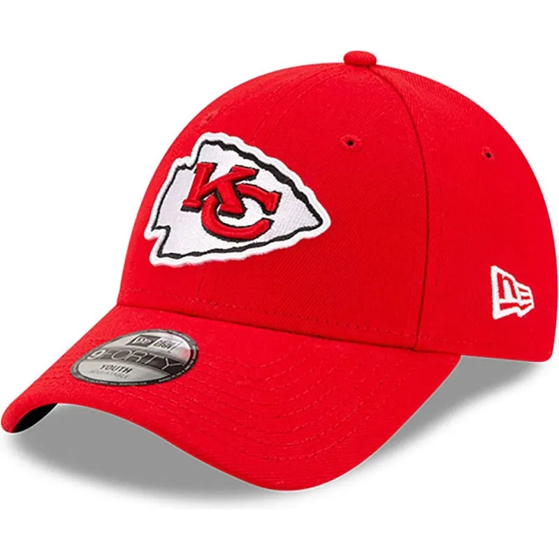 petten-gebogen-rood-verstelbaar-voor-kinderen-9forty-the-league-van-kansas-city-chiefs-nfl-van-new-era