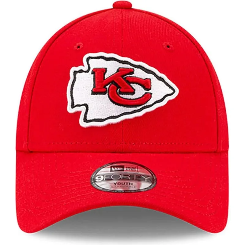 petten-gebogen-rood-verstelbaar-voor-kinderen-9forty-the-league-van-kansas-city-chiefs-nfl-van-new-era