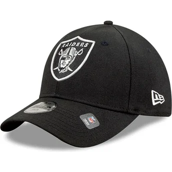 Petten gebogen zwart verstelbaar voor kinderen 9FORTY The League van Las Vegas Raiders NFL van New Era