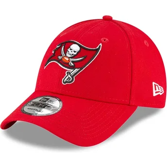 Petten gebogen rood verstelbaar voor kinderen 9FORTY The League van Tampa Bay Buccaneers NFL van New Era