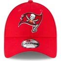 petten-gebogen-rood-verstelbaar-voor-kinderen-9forty-the-league-van-tampa-bay-buccaneers-nfl-van-new-era