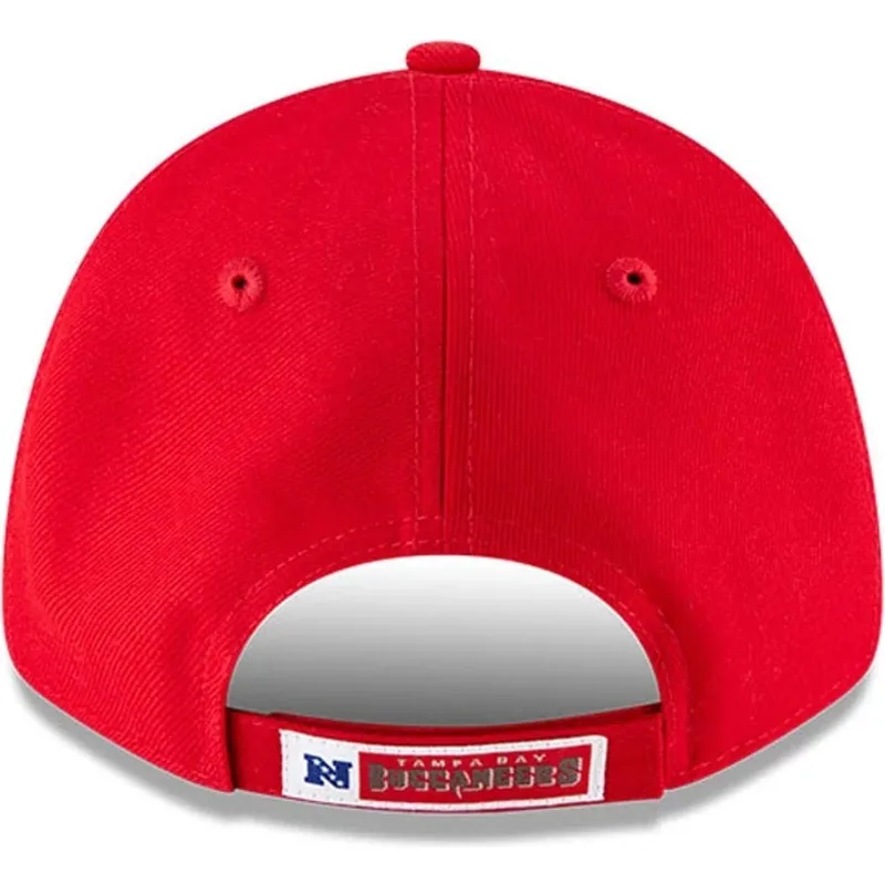 petten-gebogen-rood-verstelbaar-voor-kinderen-9forty-the-league-van-tampa-bay-buccaneers-nfl-van-new-era