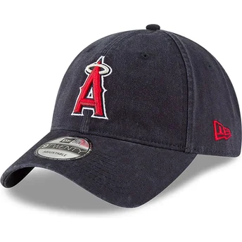 Petten gebogen marineblauw verstelbaar 9TWENTY Core Classic van Los Angeles Angels MLB van New Era