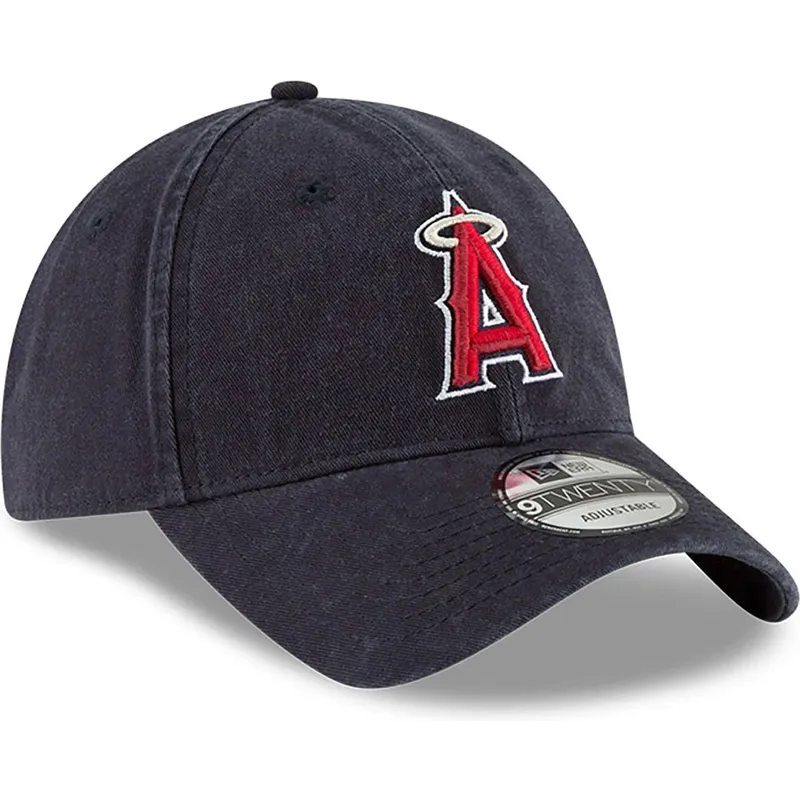 petten-gebogen-marineblauw-verstelbaar-9twenty-core-classic-van-los-angeles-angels-mlb-van-new-era