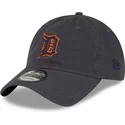 petten-gebogen-grijs-verstelbaar-9twenty-core-classic-van-detroit-tigers-mlb-van-new-era