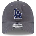 petten-gebogen-grijs-verstelbaar-9twenty-core-classic-van-los-angeles-dodgers-mlb-van-new-era