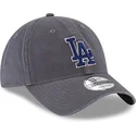 petten-gebogen-grijs-verstelbaar-9twenty-core-classic-van-los-angeles-dodgers-mlb-van-new-era