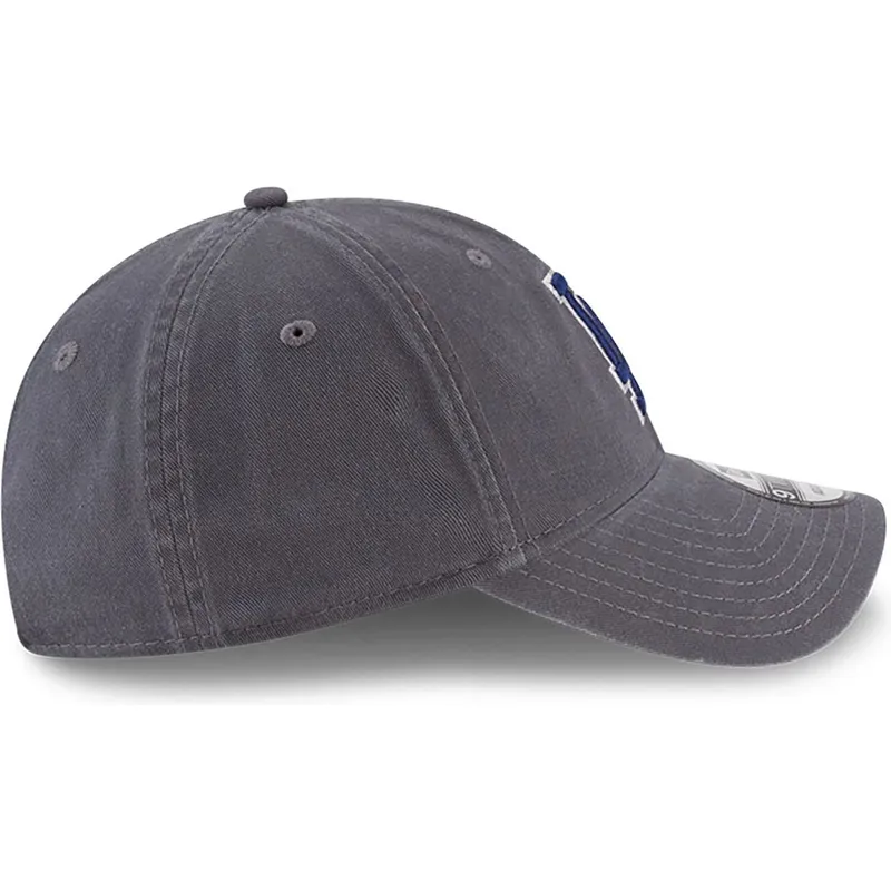petten-gebogen-grijs-verstelbaar-9twenty-core-classic-van-los-angeles-dodgers-mlb-van-new-era
