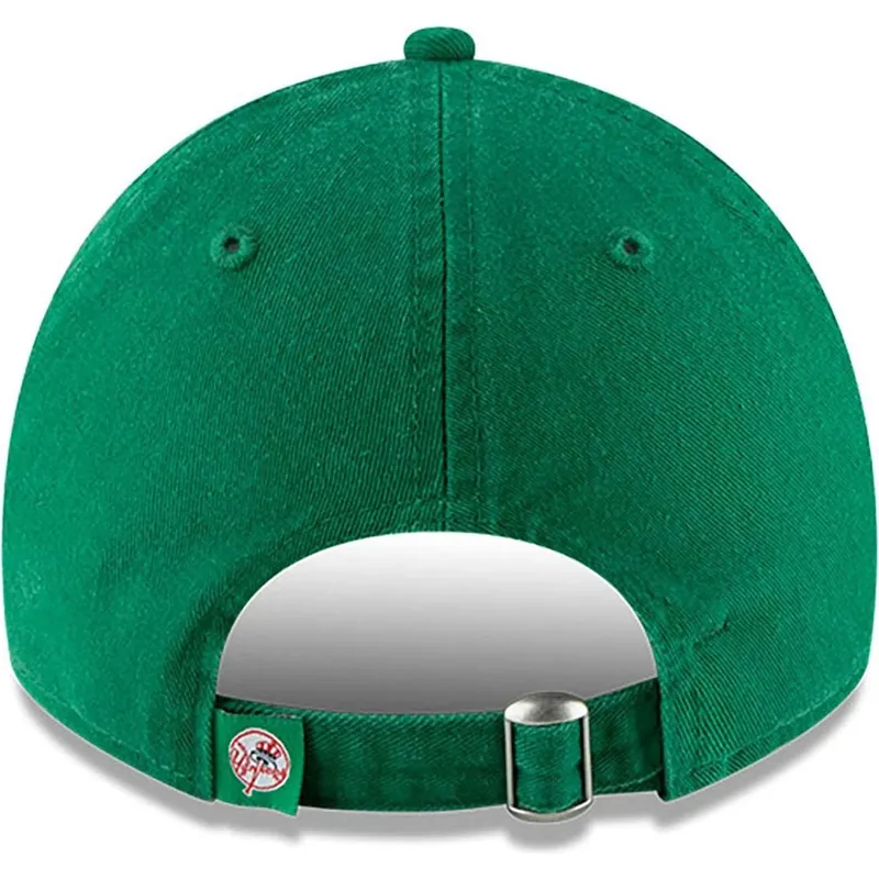 petten-gebogen-groen-verstelbaar-9twenty-core-classic-van-new-york-yankees-mlb-van-new-era