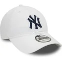 petten-gebogen-wit-verstelbaar-9twenty-core-classic-van-new-york-yankees-mlb-van-new-era