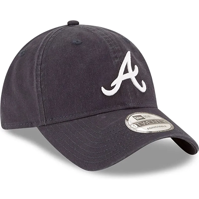 petten-gebogen-marineblauw-verstelbaar-9twenty-core-classic-van-atlanta-braves-mlb-van-new-era petten-gebogen-marineblauw-verstelbaar-9twenty-core-classic-van-atlanta-braves-mlb-van-new-era