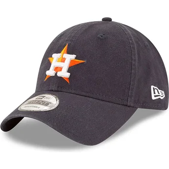Petten gebogen marineblauw verstelbaar 9TWENTY Core Classic van Houston Astros MLB van New Era