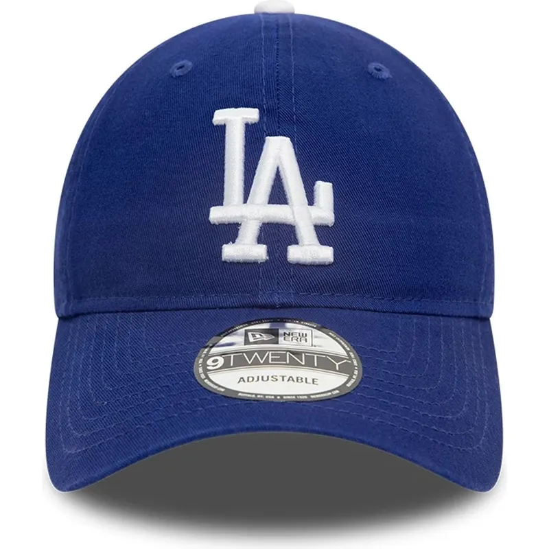 petten-gebogen-blauw-verstelbaar-9twenty-core-classic-van-los-angeles-dodgers-mlb-van-new-era