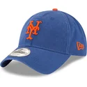 petten-gebogen-blauw-verstelbaar-9twenty-core-classic-van-new-york-mets-mlb-van-new-era