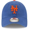 petten-gebogen-blauw-verstelbaar-9twenty-core-classic-van-new-york-mets-mlb-van-new-era