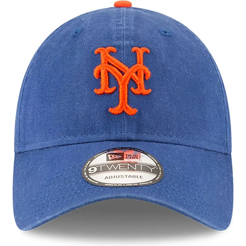 petten-gebogen-blauw-verstelbaar-9twenty-core-classic-van-new-york-mets-mlb-van-new-era