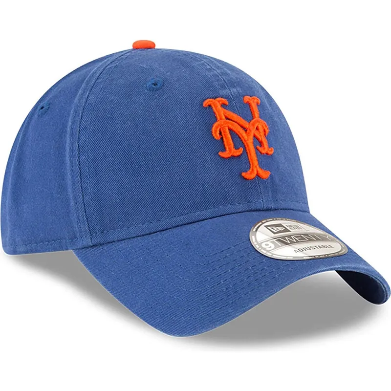 petten-gebogen-blauw-verstelbaar-9twenty-core-classic-van-new-york-mets-mlb-van-new-era