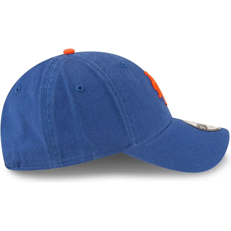 petten-gebogen-blauw-verstelbaar-9twenty-core-classic-van-new-york-mets-mlb-van-new-era