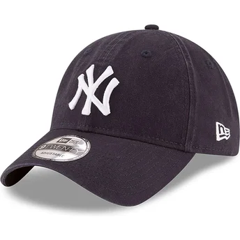 Petten gebogen marineblauw verstelbaar 9TWENTY Core Classic van New York Yankees MLB van New Era