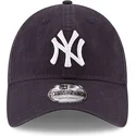 petten-gebogen-marineblauw-verstelbaar-9twenty-core-classic-van-new-york-yankees-mlb-van-new-era