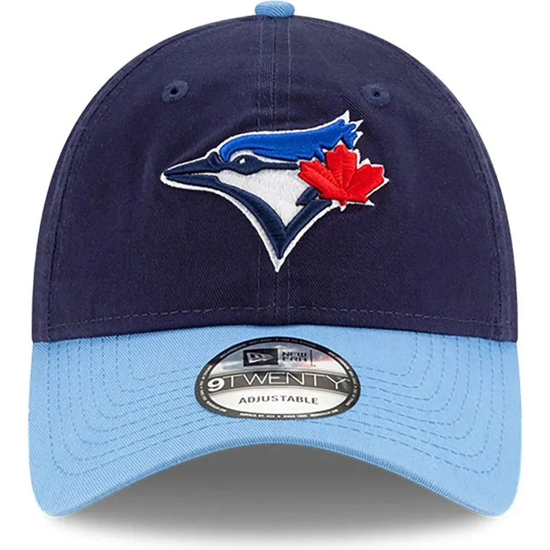 petten-gebogen-marineblauw-verstelbaar-9twenty-core-classic-van-toronto-blue-jays-mlb-van-new-era