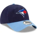 petten-gebogen-marineblauw-verstelbaar-9twenty-core-classic-van-toronto-blue-jays-mlb-van-new-era