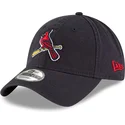 petten-gebogen-marineblauw-verstelbaar-9twenty-core-classic-van-st-louis-cardinals-mlb-van-new-era