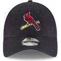 petten-gebogen-marineblauw-verstelbaar-9twenty-core-classic-van-st-louis-cardinals-mlb-van-new-era