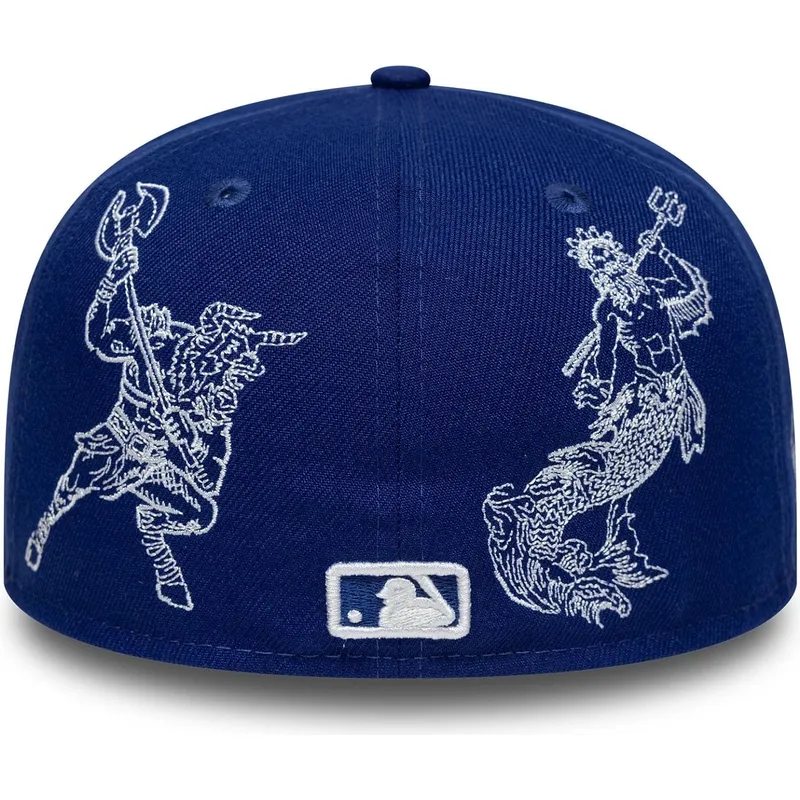 petten-plat-blauw-fitted-59fifty-mythical-van-los-angeles-dodgers-mlb-van-new-era
